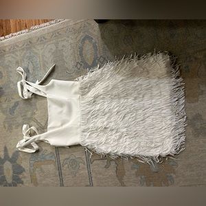 Aidan Mattox size 2 dress. Such a cute style, ties on shoulders w cute bottom.